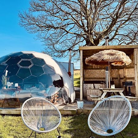 Deerstone Glamping-Pinhaw Beacon Dome Hot Tub Earby Exterior foto
